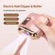 thumbnail image 2 of Cortadora de uñas eléctrica automática Cortadora de uñas eléctrica para adultos para personas mayores para hombres Mujeres Uñas portátiles para ancianos Archivo (76x65x29mm, rosa), 2 of 3
