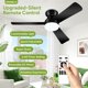 thumbnail image 3 of Ventilador de Techo ZOUQILAI 42 Pulgadas Negro con Luz LED y Motor DC, 3 of 3