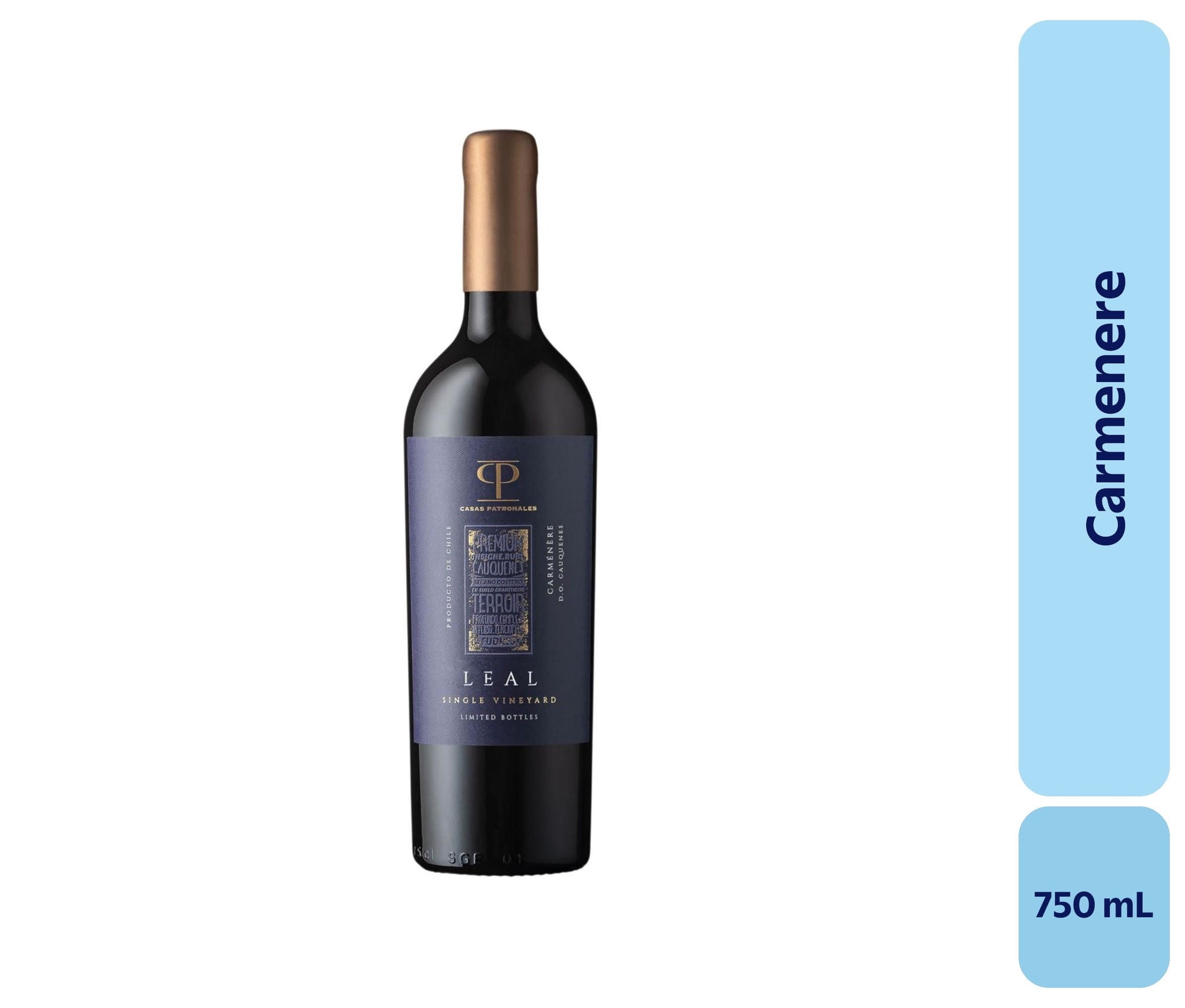 Vino Carménère Botella 750 mL Casas Patronale