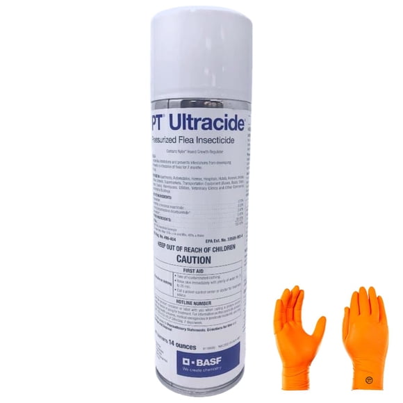 Insecticida para pulgas PT Ultracide en aerosol presurizado