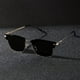 thumbnail image 5 of 1 Pair Of Men's Metal Punk Sunglasses, Men's Fashion Sunglasses, 5 of 5