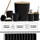 thumbnail image 3 of Juego de accesorios de baño Clara Clark, 20 piezas, negro con cortina de ducha, 3 of 8