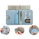 thumbnail image 2 of Cartera Mujer Pequeño Con Rfid Bloquea Mini Monedero Bifold Para Tarjetas Billetera De Piel Plegable Con Bolsillo Tarjetero Minimalista Con Ventana De Identificación Para Chica Mujer, 2 of 5
