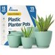 thumbnail image 1 of Macetas apilables Lifemaster, 15 unidades, para interior y exterior, 1 of 7