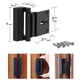 thumbnail image 4 of Cerradura de refuerzo de puerta TOYFUL, paquete de 2 unidades, seguridad para el hogar, negra, 4 of 7