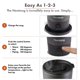 thumbnail image 4 of Taza de viaje autocalentable con control de temperatura Nextmug Go, 4 of 7