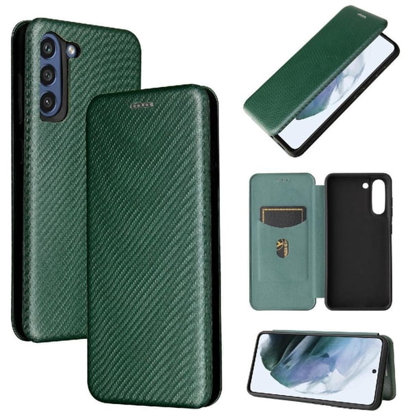 Funda Flip para FOXDOCK Samsung Galaxy S21 FE - Funda magnética de negocios, funda protectora delgada