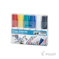 Pilot - Pintor Set Colores Clasicos Punta Biselada