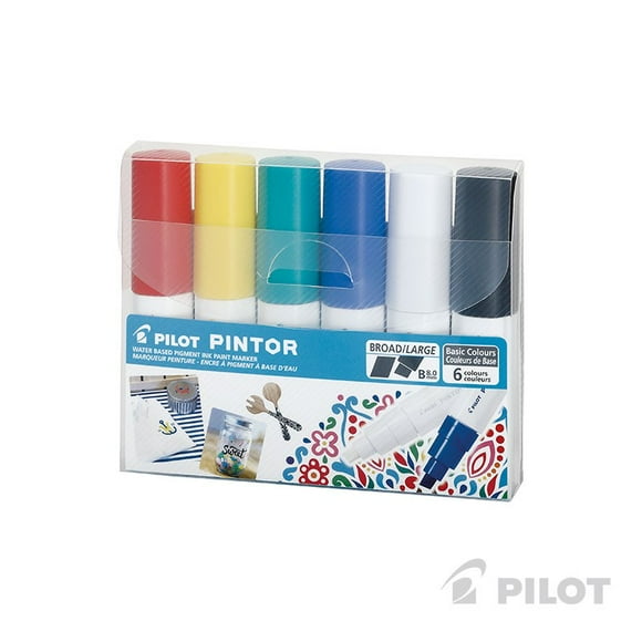 Pintor Set Colores Clasicos Punta Biselada