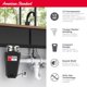 thumbnail image 2 of Triturador de basura American Standard 10-US-AS-5 1/2 HP negro, 2 of 7