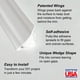 thumbnail image 2 of Cinta adhesiva y moldura InstaTrim Peel & Stick de 2 cm x 3 m, color blanco, 2 of 9