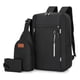 thumbnail image 1 of Set De Mochila Para Laptop, Pechera Y Billetera Negro, 1 of 6