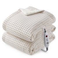 Manta Térmica Caromio, Tejido Gofrado, 130 X 150 Cm, Color Beige