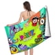 thumbnail image 4 of GoNoodle Toalla de playa de secado rápido con diseño temático, regalo para mujeres y niñas, ideal para cumpleaños, fans, amantes de la música, uso en la playa o al aire libre, 78 × 180 cm, 4 of 6