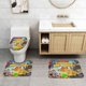 thumbnail image 2 of Juego de Alfombras de Baño Desmarcar La Guardia del León 3 Piezas, 2 of 6