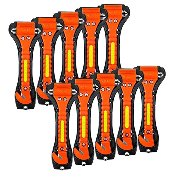 Martillo De Seguridad Para Coche 17 Cm 10 Unidades Herramienta De Emergencia