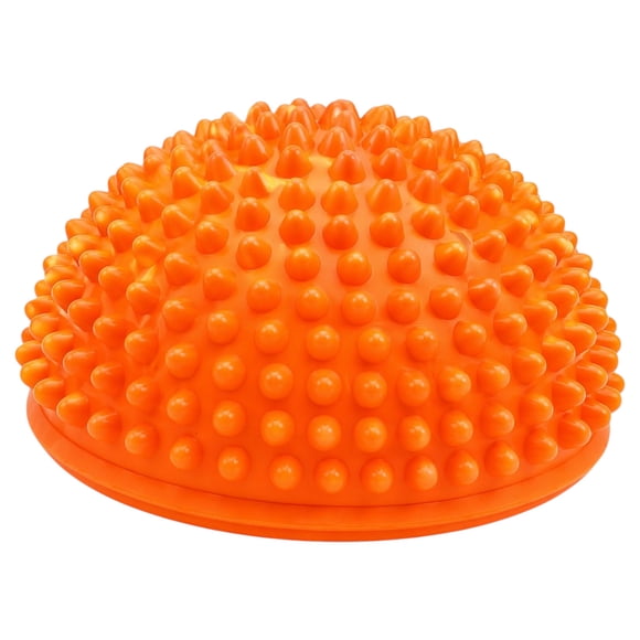 Mini Bosu Erizo 16 cm para Equilibrio, Fitness y Rehabilitación Naranjo