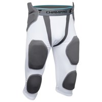 Cinturón Juvenil Champro Tri Flex Con 7 Almohadillas Integradas, Color Blanco, Tamaño Grande