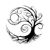 Bothyi - Arte De Pared De Metal Creativo Estético En Forma De Árbol Para La Oficina De La Sala De Estar 30 Cmx30Cm