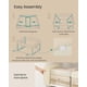 thumbnail image 5 of Set de 3 cestas organizadoras de armario SONGMICS de tela, 5 of 7