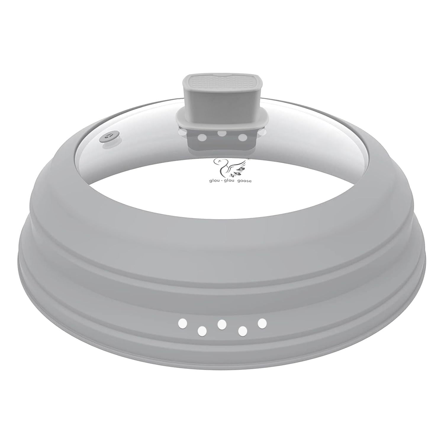 Glou-glou Goose Ggg - Tapa Antisalpicaduras Para Microondas Glou-glou Goose 25 Cm Silicona