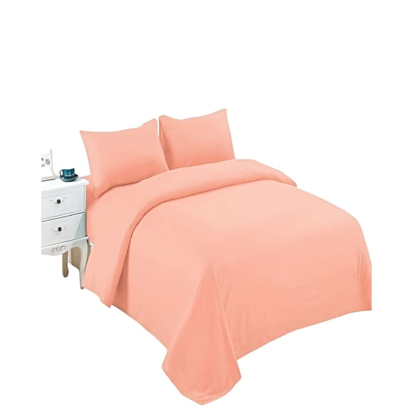 Pack De Sabanas Polar Plaza Y Media Coral