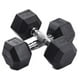 thumbnail image 1 of Par Mancuerna Hexagonal Caucho Goma Crossfit Funcional 7.5kg, 1 of 3