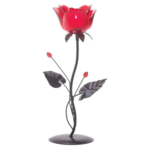 Portavelas para regalos y decoración para el hogar Locomotion Romantic Rose