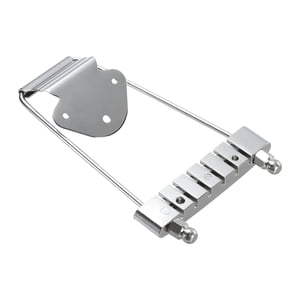 Magideal - Puente Retenedor De Cuerdas Para Guitarras De 6 Cuerdas, Fácil Instalación, Pieza De Repuesto Metálica, Placa De Tracción Para Guitarras Archtop De Ja Plata