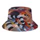 thumbnail image 1 of Hamburguesero Sombrero bucket para adultos, gorra de protección solar, sombrero de pescador plegable para viajes al aire libre, pesca y actividades de verano, 1 of 6