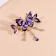 thumbnail image 1 of Elegant Flower Hair Clip with Rhinestone Tassel and Glitter - Vintage Hair Accessory for Women, 1 of 3