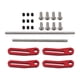 thumbnail image 2 of Parachoques RC De Metal CNC, Barra Parachoques Delantera Y Trasera Para Camiones Trepadores De Control Remoto 1/10, Accesorios DIY, Color Rojo, 2 of 5