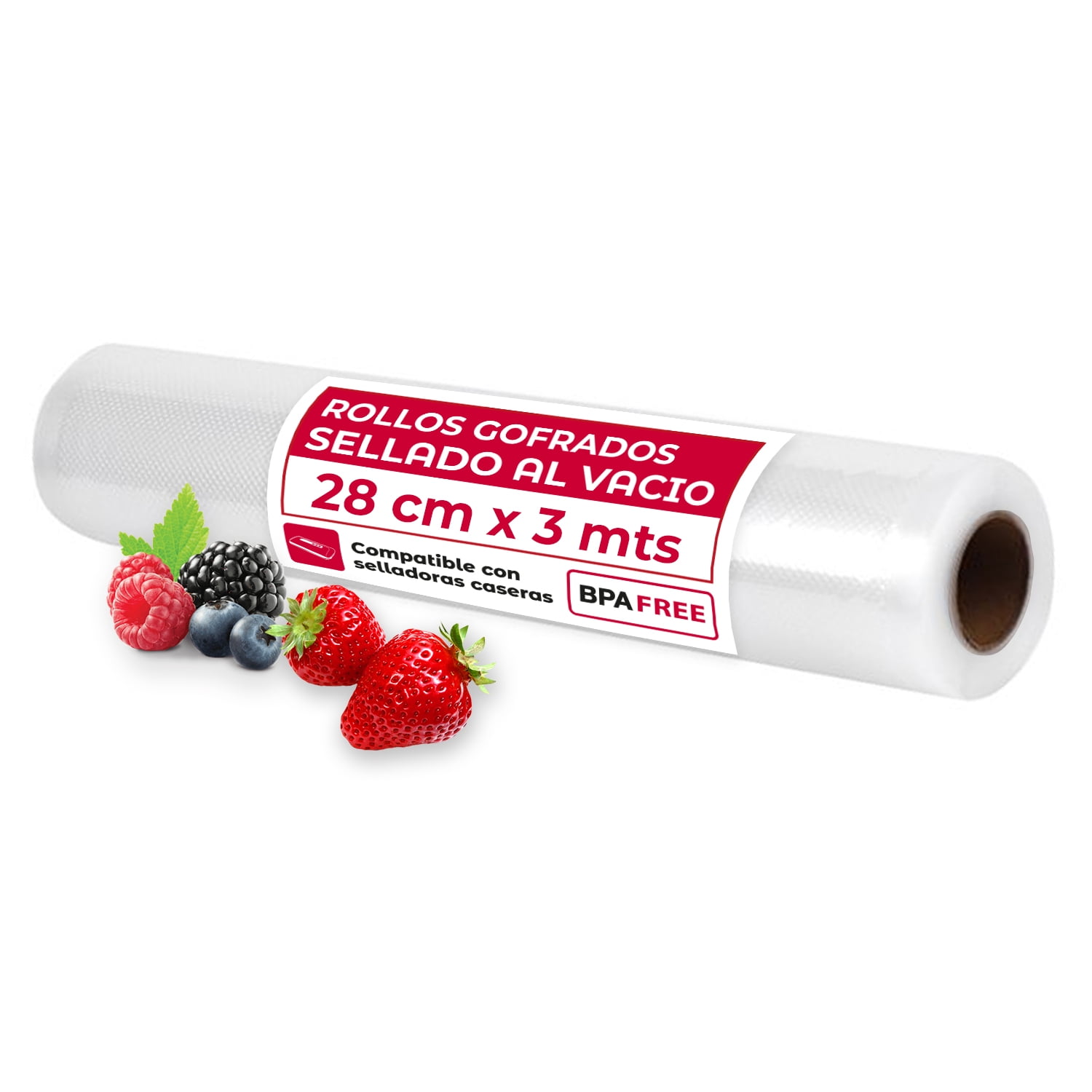 Genérico - Rollo Sellado Al Vacío 28cm X 3mt