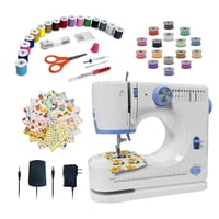 Máquina De Coser Stoigeld Bw724 Para Principiantes Con Tela E Hilos