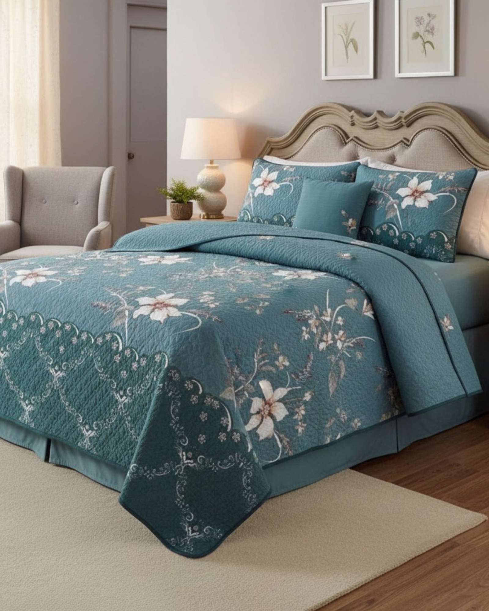 Genérico - Sabana Con Cubrecama De Verano Plaza Y Media + 1 Almohada