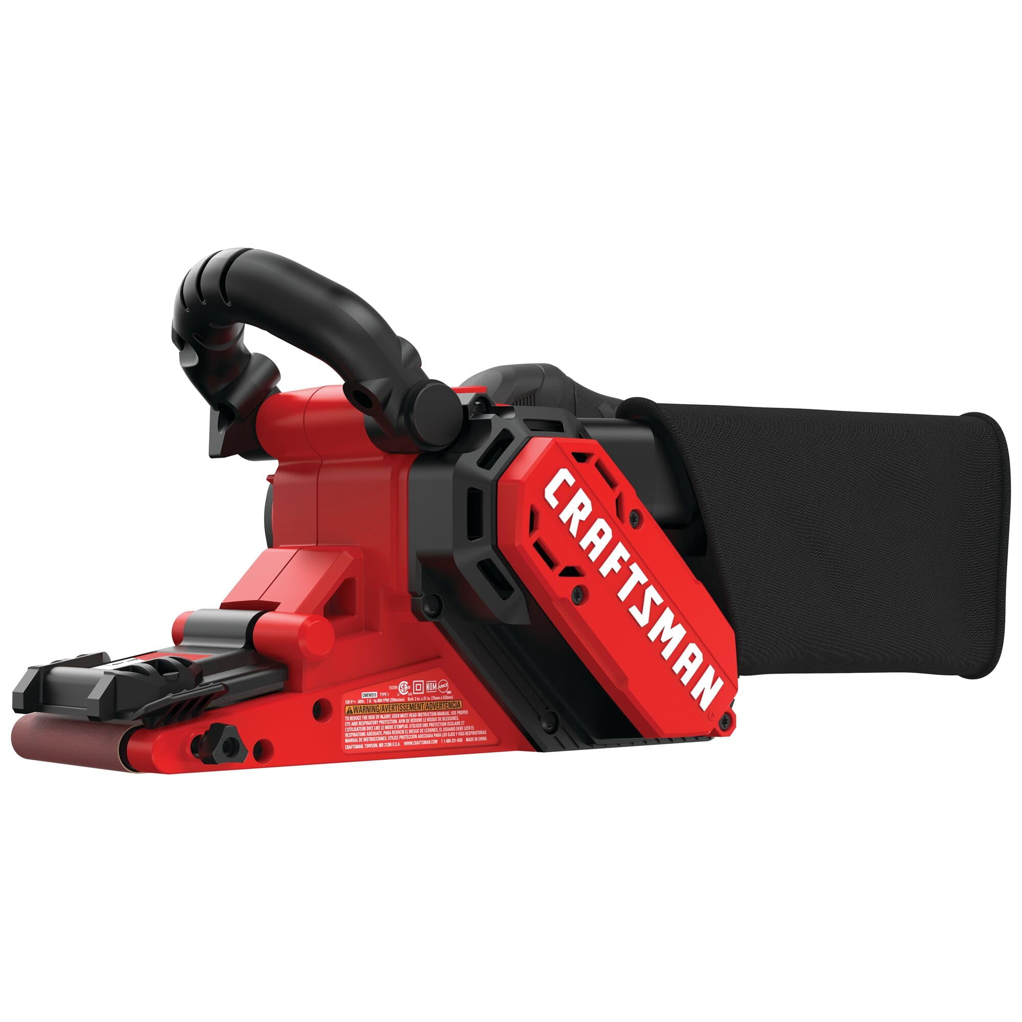Lijadora De Banda Craftsman Cmew213 Eléctrica, 7 Amperios, 800 Pies Por Minuto, 3 X 21 Pulgadas
