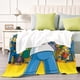 thumbnail image 4 of Los Simpson anti-pilling, suave, ligera, esponjosa y acogedora de lujo para hogar y cocina – Perfecta para niños y adultos,80X120cm, 4 of 6