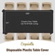 thumbnail image 4 of Mantel Exquisite Premium, negro, 137 cm x 274 cm (paquete de 12), 4 of 7