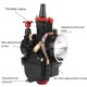 thumbnail image 3 of Carburador QXBER PWK Racing 2T 4T con motor 21-34 mm para bicicleta, 3 of 7