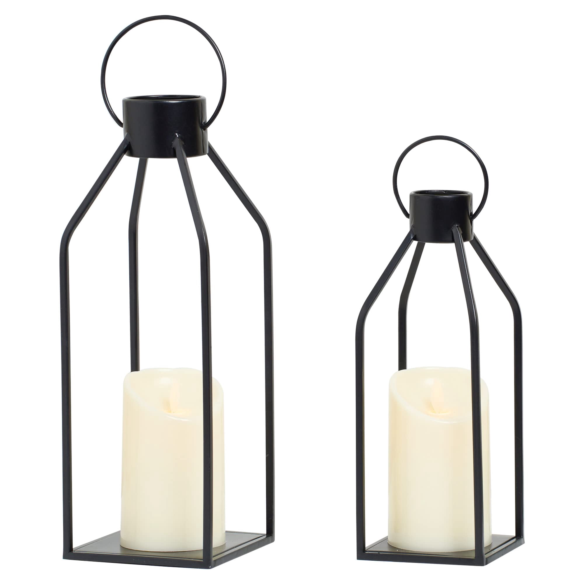 Hpc Dec R Our Happy Place - Farol Hpc Decor, Moderno, Estilo Rústico, Metal Negro