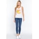 thumbnail image 5 of Camiseta Sin Mangas Ccwholesalesclothings Screen Print Knit Tank Top Blanco, 5 of 5