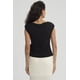thumbnail image 3 of Polera Mujer Con Bote Escote Cruz Negro, 3 of 8