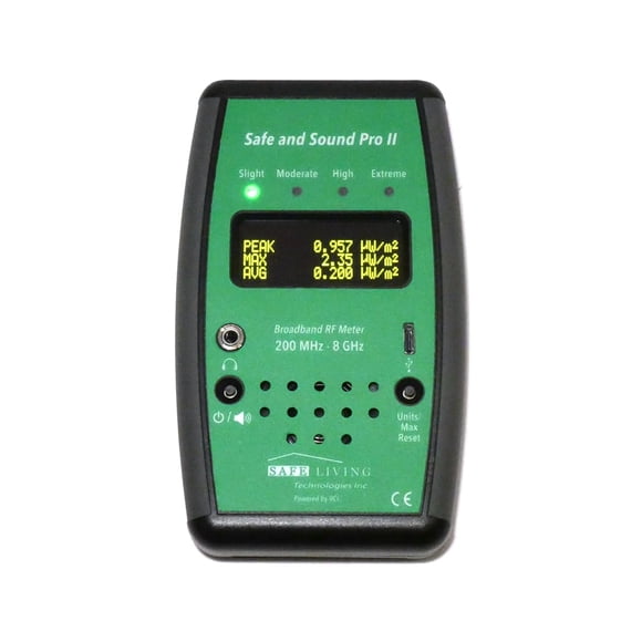 Medidor RF Safe and Sound PRO II de radiofrecuencia 200 MHz-8 GHz