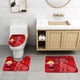 thumbnail image 2 of Juego de Alfombras de Baño Desmarcar Clifford El Gran Perro Rojo 3 Piezas, 2 of 6