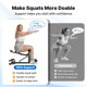 thumbnail image 5 of Máquina de sentadillas MERACH con asistencia de doble resorte, capacidad de 158 kg, 5 of 9