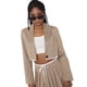 thumbnail image 1 of Blazer Mujer Crop Beige Corona, 1 of 5