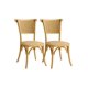 thumbnail image 1 of Pack 2 Sillas tejidas de Yute y Madera - Natural, 1 of 3