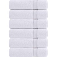 Toallas De Mano Utopia Towels Premium, 100% Algodón, 72 Unidades, Color Blanco