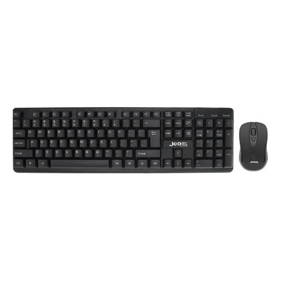 Teclado Mouse Kit Jedel Ws630 Es Wireless azul