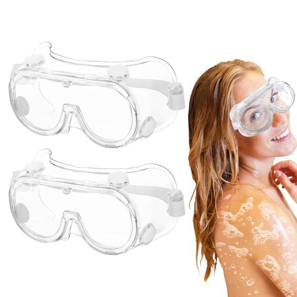 Gafas de ducha Chanumetal pack de 2, 16 x 7,5 cm, ajustables